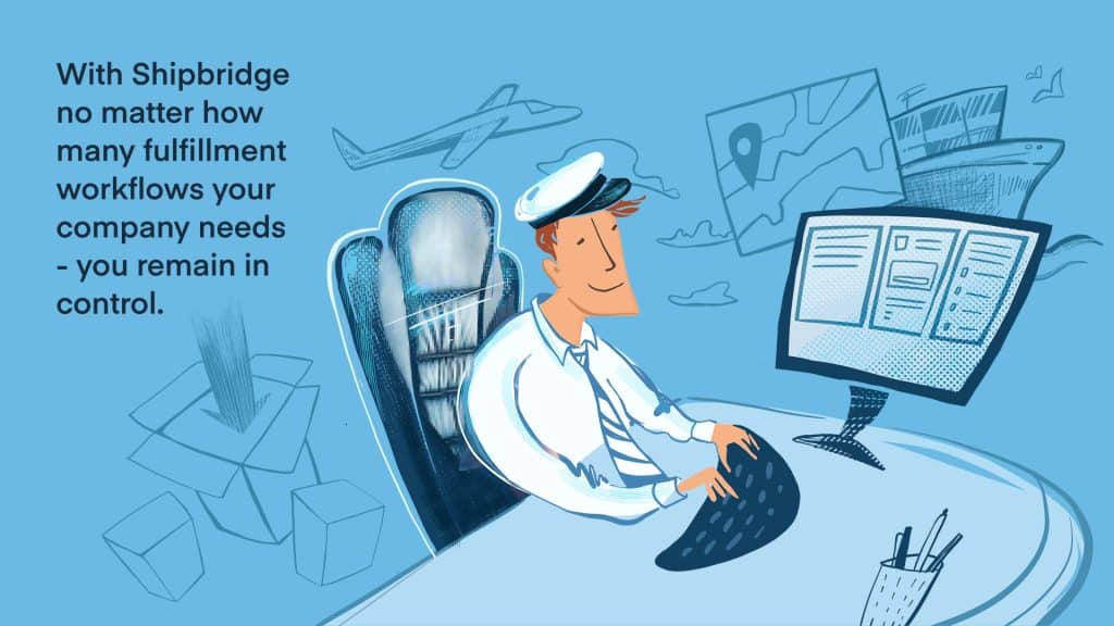 With Shipbridge no matter how many fulfillment workflows your company needs – you remain in control.