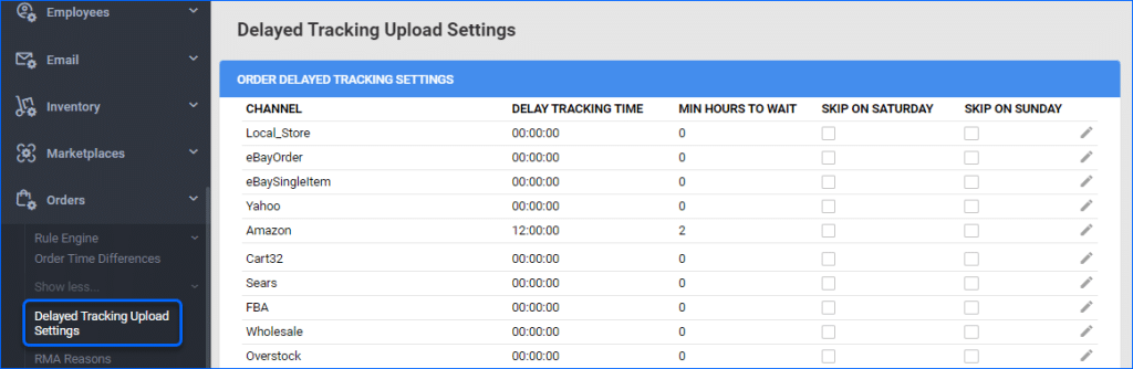 Delayed Tracking Upload | Descartes Sellercloud