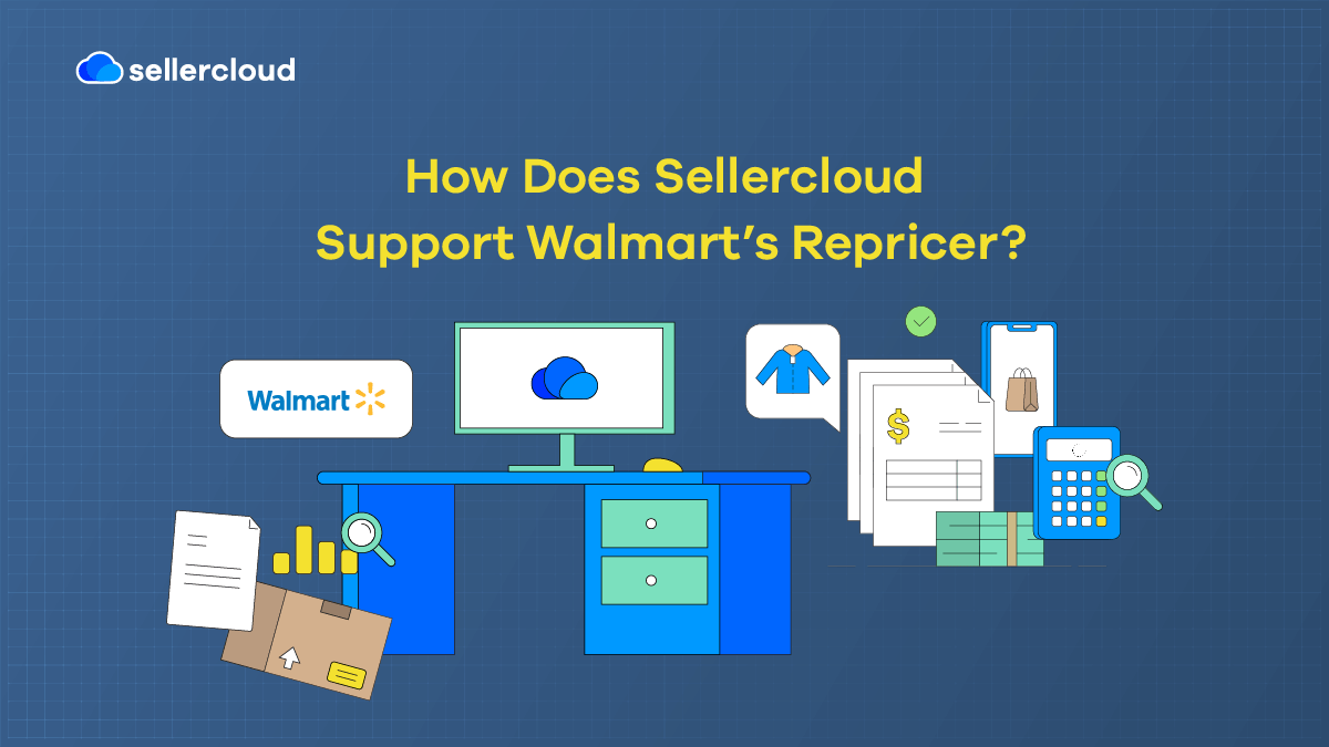 A graphic with the heading, 'How Does Descartes Sellercloud Support Walmart's Repricer?'