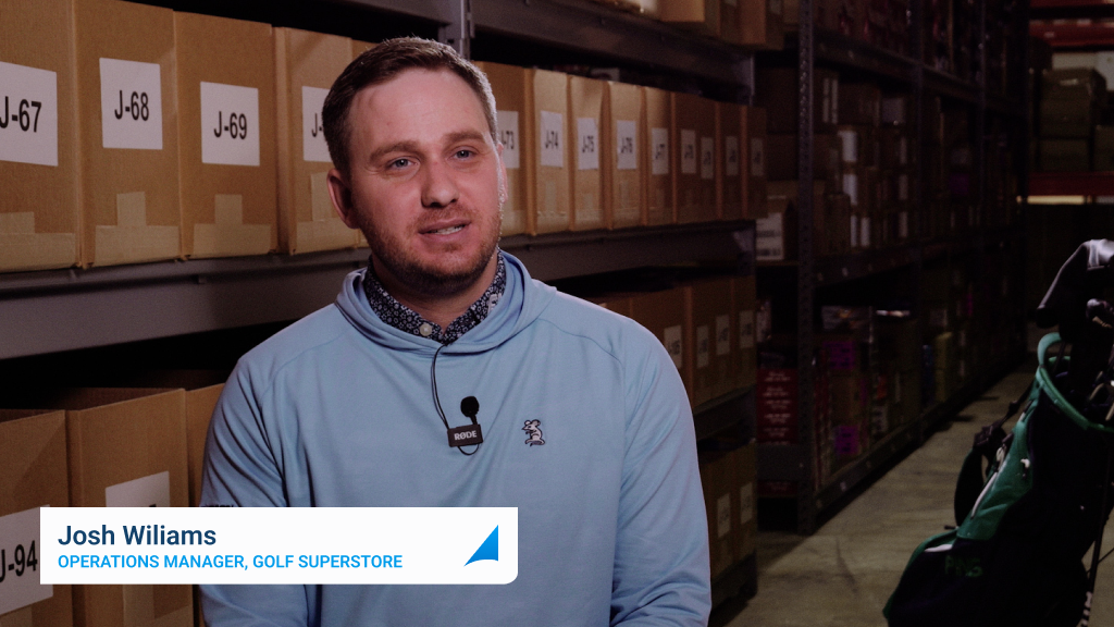 Golf Superstore Operations Manager Josh Williams.